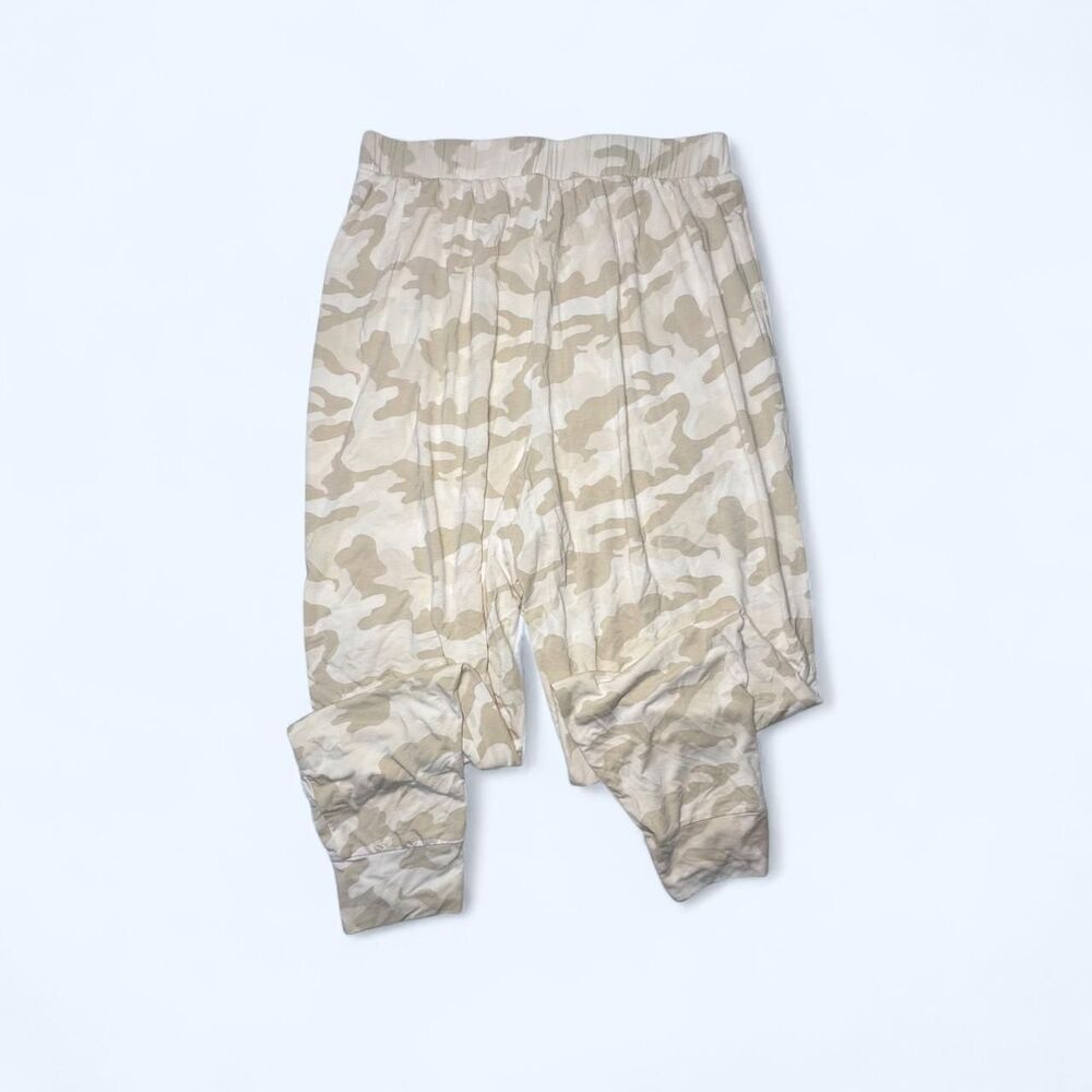 Gap Tan Camo Printed Lightweight Joggers Pants Womens Size S